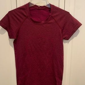RARE Swiftly Tech Maroon  T-Shirt 2.0 Race Length